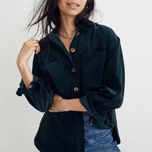 Madewell Corduroy Kentwood Oversized Shirt-Jacket XS (NG882)